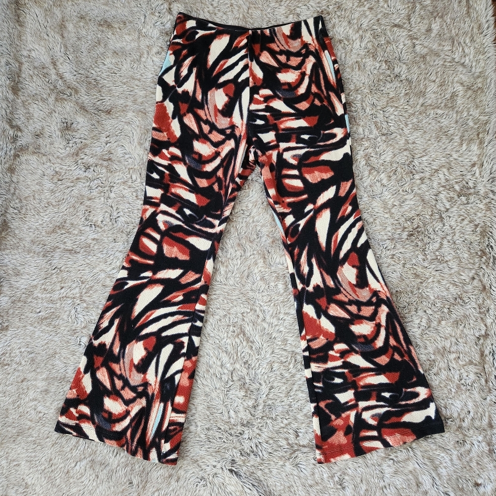 Anthropologie Joni Jacquard Knit Pants‎ Multicolored Women's Size Medium - Picture 3 of 11